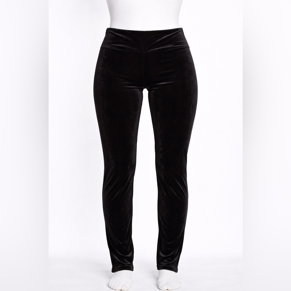 Classic Black Velvet Leggings - Women Pants & Jumpsuits